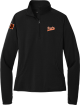Biggby Coffee AAA Ladies Sport-Wick Stretch 1/4-Zip Pullover